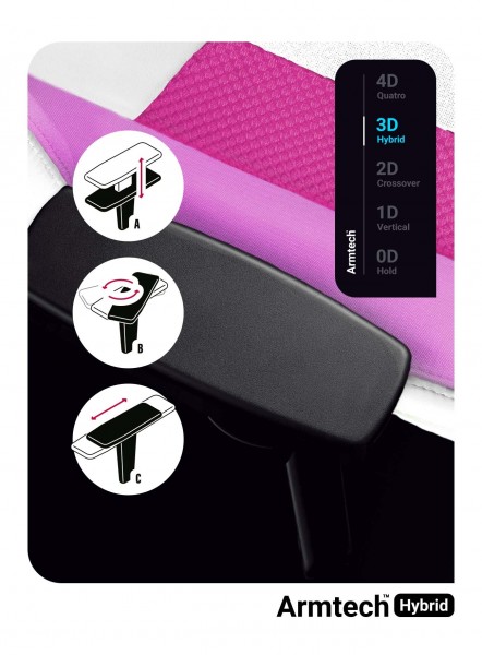 Fotel gamingowy Diablo X-Player 2.0 Normal Size Marshmallow Pink