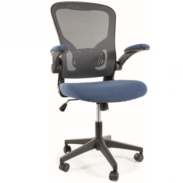 Krzesło biurowe z siedziskiem z tkaniny Q-333