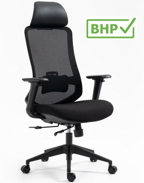 Ergonomiczny fotel biurowy Ergon, zgodny z normą BHP