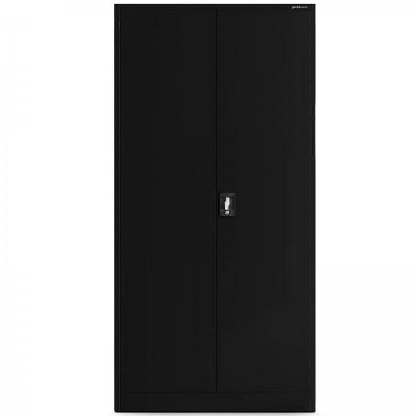 Metalowa szafa warsztatowa Bruno All Black 92x50x185 cm czarna