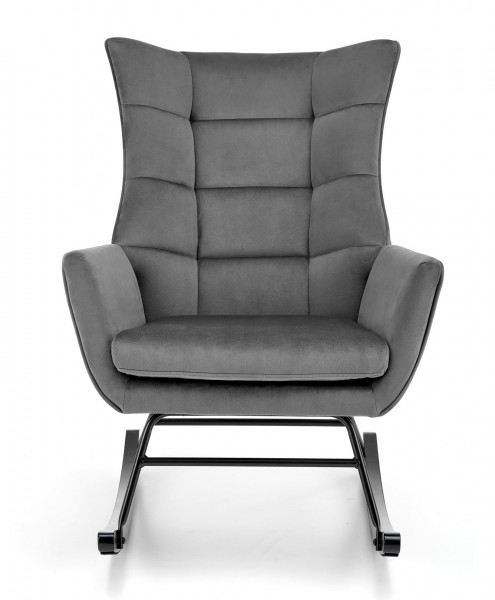 Fotel bujany Bazalto w nowoczesnym stylu
