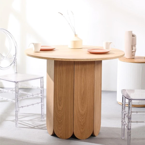 Stół w stylu boho Puro z ośmiokątną nogą
