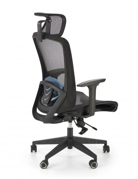 Ergonomiczne krzesło biurowe Goliat, zgodne z normą BHP