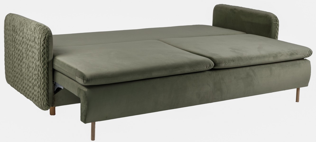 Sofa trzyosobowa z funkcją spania i poduszkami Luna