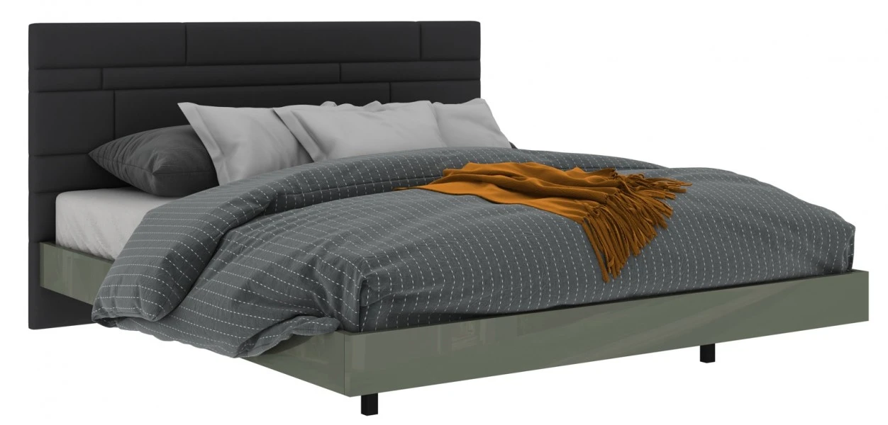 Łóżko sypialniane z tapicerowanym wezgłowiem Rose Hill RH09 180 cm