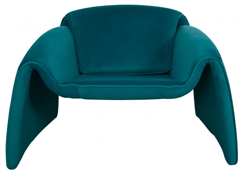 Designerski fotel welurowy Nua N78