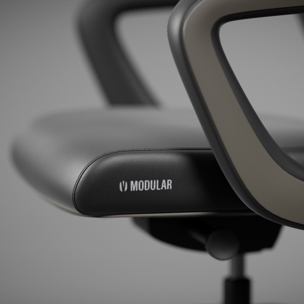 Modułowy fotel ergonomiczny do biura Diablo V-Modular Carbon Black