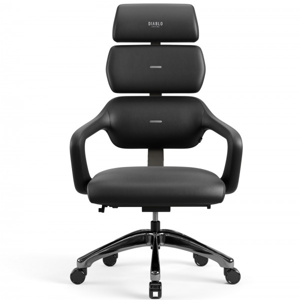 Modułowy fotel ergonomiczny do biura Diablo V-Modular Carbon Black