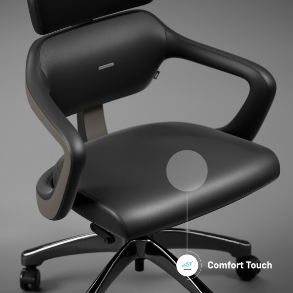 Modułowy fotel ergonomiczny do biura Diablo V-Modular Carbon Black