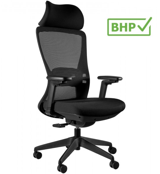 Ergonomiczny fotel biurowy Hove, zgodny z normą BHP