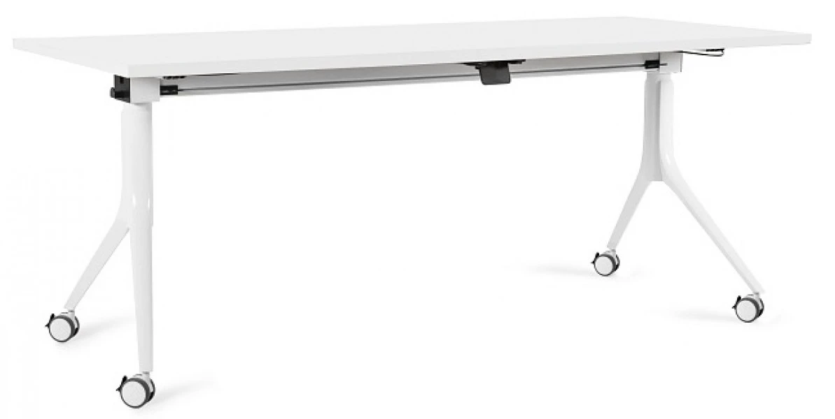 Składane biurko pracownicze na kółkach Carl 180x80 cm