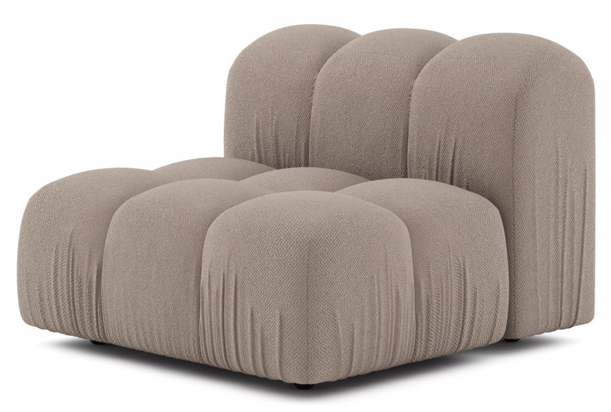 Designerski fotel z oparciem bez podłokietników CoCo