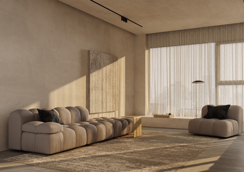 Designerski fotel z oparciem bez podłokietników CoCo