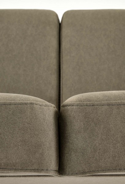 2-osobowa sofa do salonu z drewnianymi podłokietnikami Milano 2S Halmar