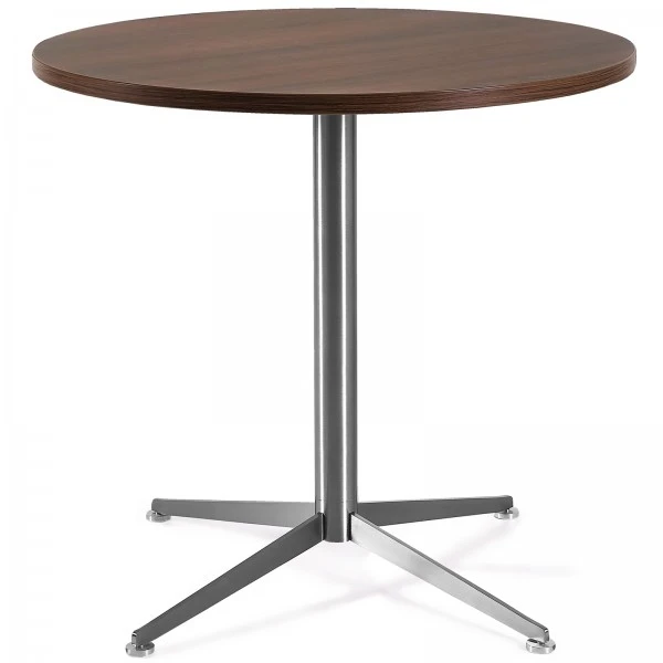Okrągły stół biurowy Venchy orzech wys. 75 cm