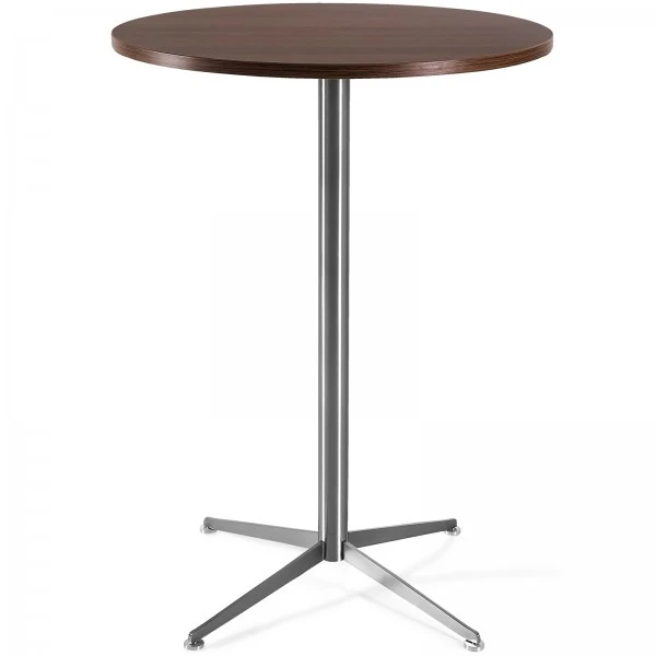 Okrągły stół barowy Venchy orzech wys. 110 cm