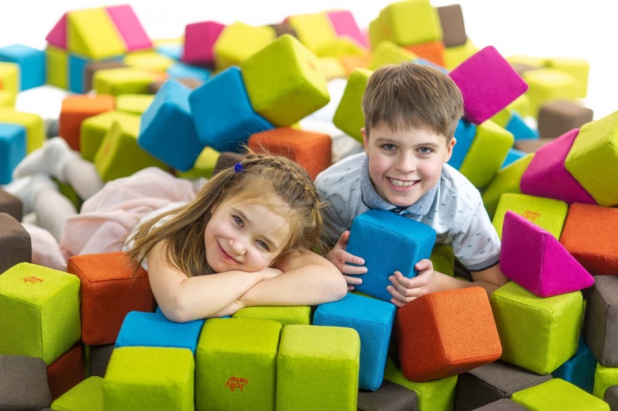Zestaw klocków magnetycznych JollyHeap Basic - 100 elementów