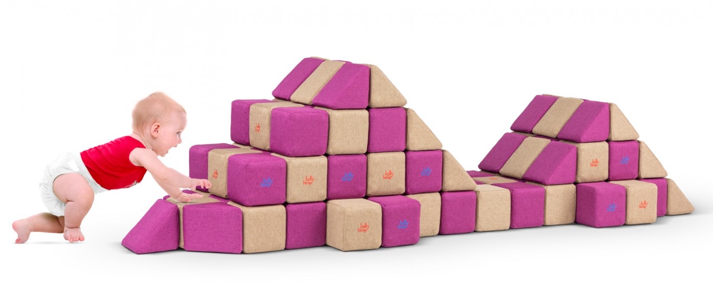 Zestaw klocków magnetycznych JollyHeap Basic - 100 elementów