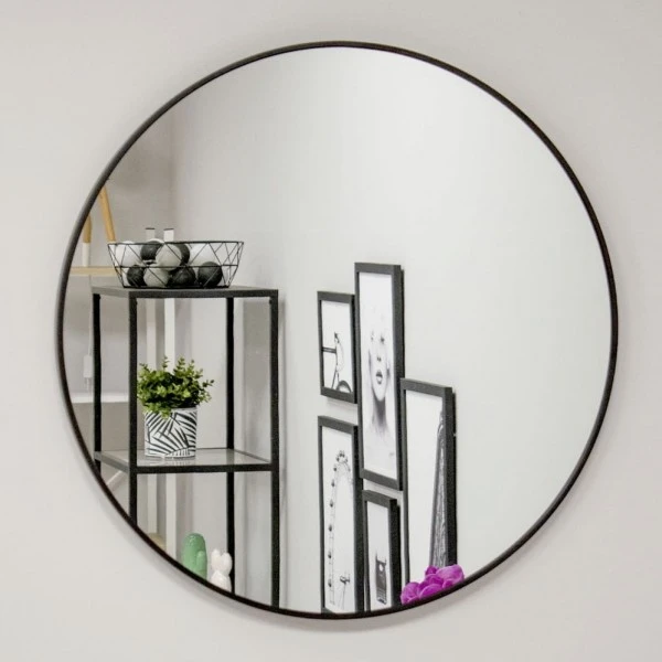 Okrągłe lustro ścienne Messa 70 cm