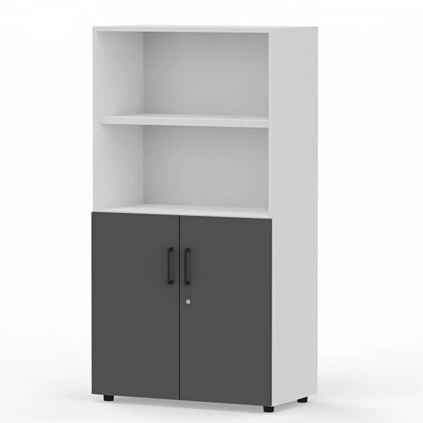 Szafa biurowa Combi Z-PRO 4 OH / 2 OH szer. 80 cm z drzwiami skrzydłowymi