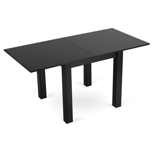 Klasyczny stół rozkładany do jadalni Max 80-160 cm, kolor czarny