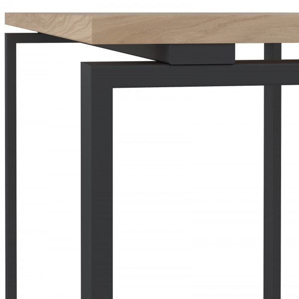 Biurko loft na płozach Sign 120 jackson hickory/szary mat