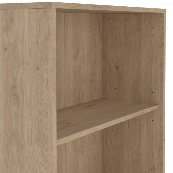 Dwudrzwiowy regał biurowy Sign 80 jackson hickory/biały mat