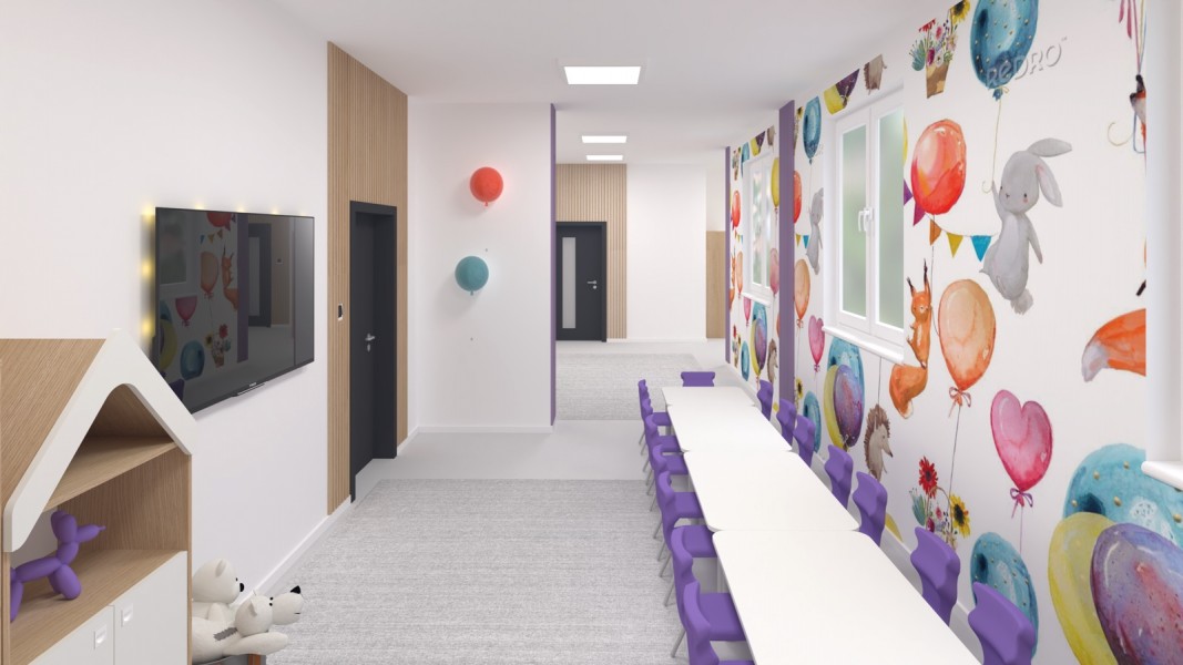 Stół do przedszkola Smart prostokątny 120x70 cm, rozmiar 0-3, blat biały / nogi białe