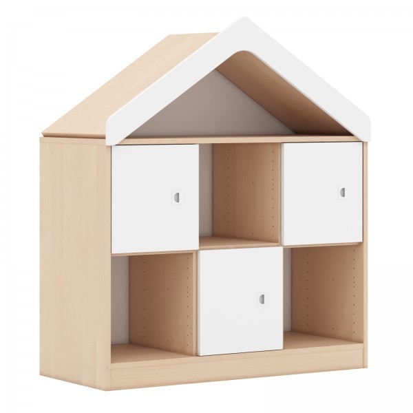 Regał szkolny domek Blox BASE 110 index 2PP-3R-3F1-D