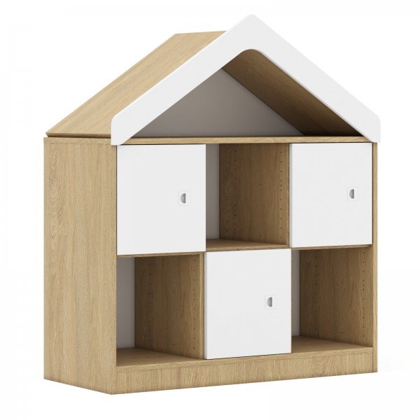 Regał szkolny domek Blox BASE 110 index 2PP-3R-3F1-D