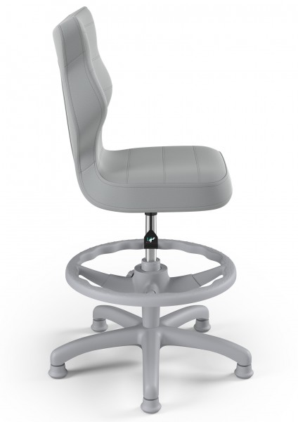 Krzesło dziecięce Petit szary Velvet 03 rozmiar 3 (119-142 cm) WK+P