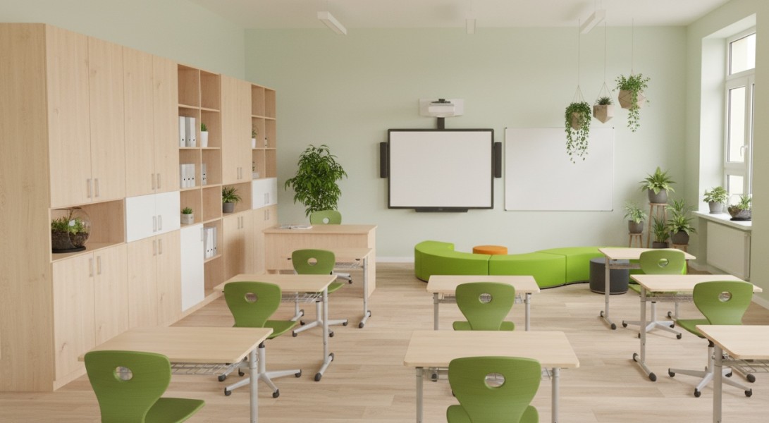 Szkolna pufa poczekalniana Tobo łuk
