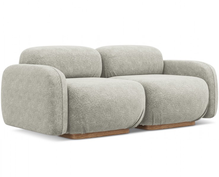 Modułowa sofa 3-osobowa Ailani, tkanina szenilowa