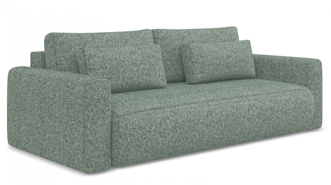 Sofa 3-osobowa z funkcją spania Kapua 155x200 cm, tkanina struktura