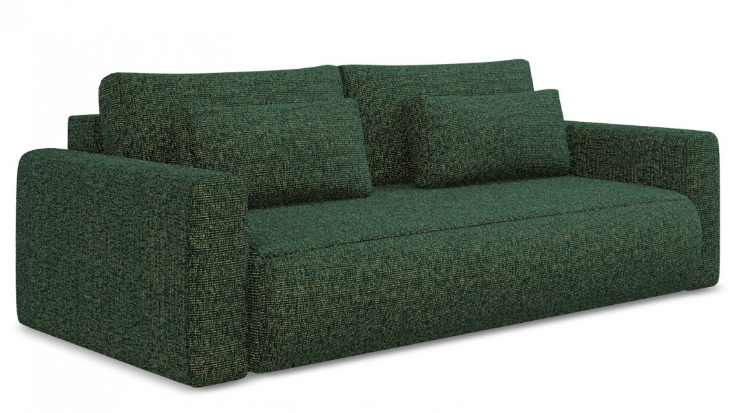Sofa 3-osobowa z funkcją spania Kapua 155x200 cm, tkanina struktura