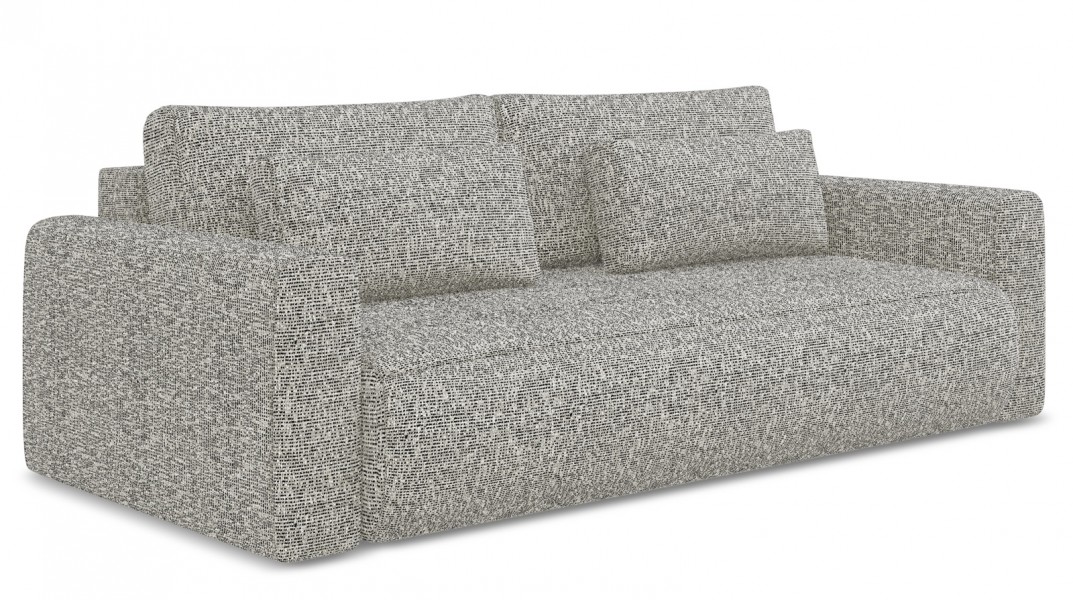 Sofa 3-osobowa z funkcją spania Kapua 155x200 cm, tkanina struktura