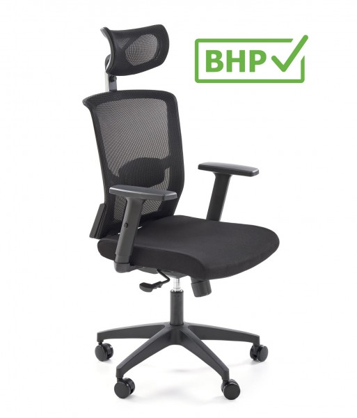 Ergonomiczny fotel biurowy Mason Halmar, zgodny z normą BHP