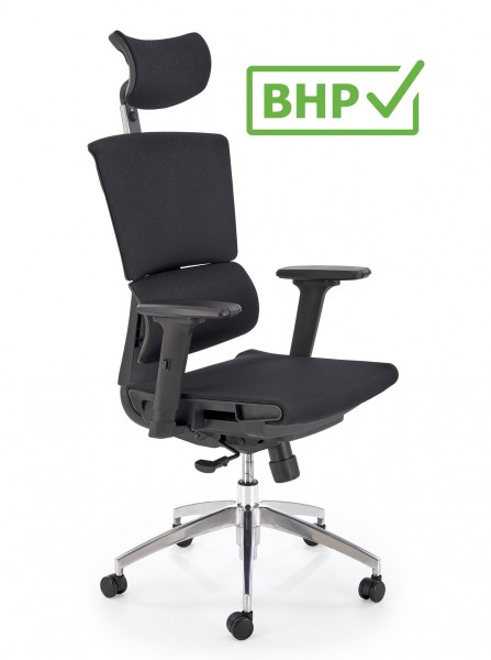 Ergonomiczny fotel gabinetowy Marcus Halmar, zgodny z normą BHP