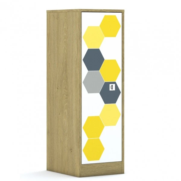 Niska szafka na klucz Blox HEX 40 index 3P-1R-1F3