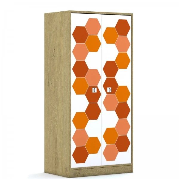 Szafa szkolna na klucz Blox HEX 70 index 4PP-2R-2F4
