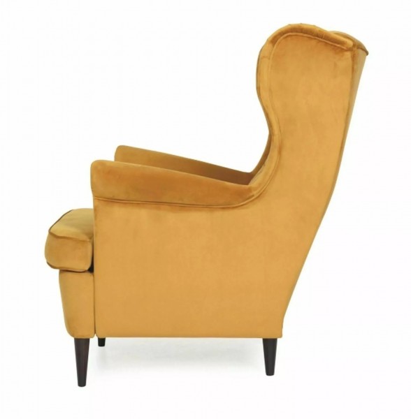 Elegancki pikowany fotel Harry Velvet Signal