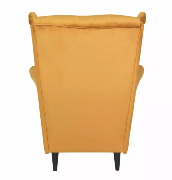 Elegancki pikowany fotel Harry Velvet Signal