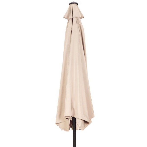 Parasol ogrodowy boczny UM016 - składany, przyścienny, beżowy