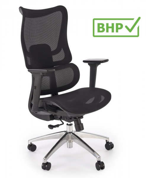 Ergonomiczny fotel do biura Casper Halmar, zgodny z normą BHP