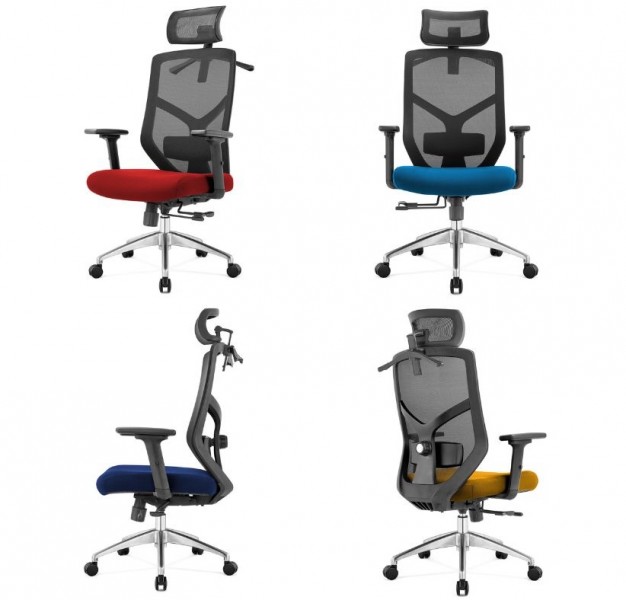 Ergonomiczny fotel do biura Rosa, zgodny z normą BHP