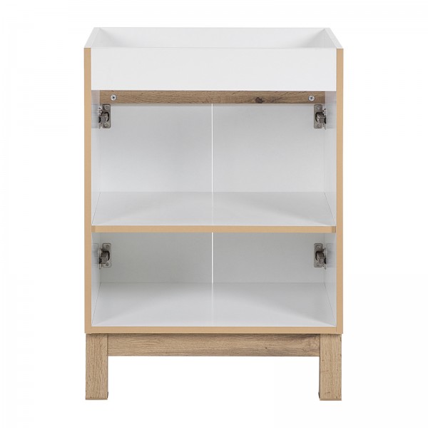 Stojąca szafka pod umywalkę wpuszczaną 60 cm, Bali 820, biała