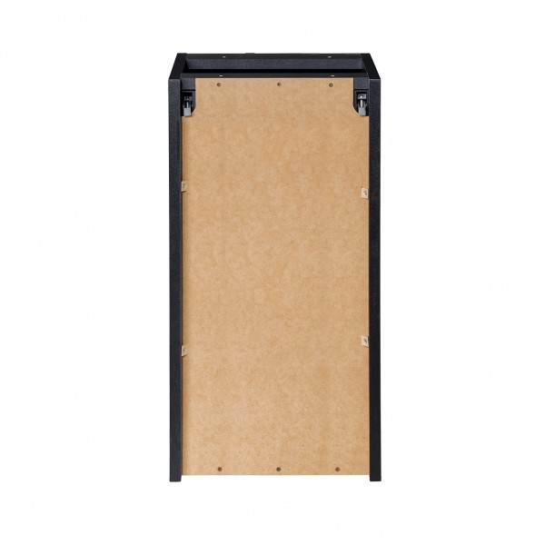Wisząca szafka łazienkowa podblatowa Nova 30 cm, czarny mat