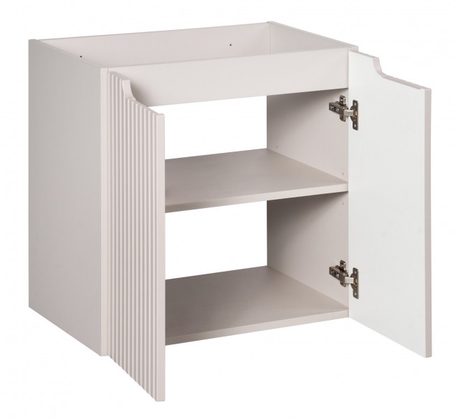 Wisząca szafka podumywalkowa 2-drzwiowa Nova 60 cm, kaszmir mat
