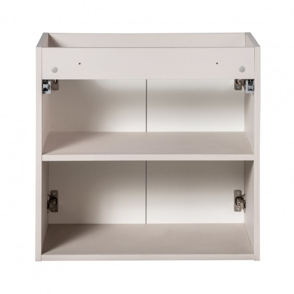 Wisząca szafka podumywalkowa 2-drzwiowa Nova 60 cm, kaszmir mat