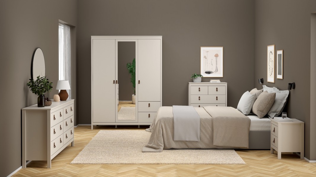 Komoda pokojowa z szufladami Madrid 4+4, kaszmir mat